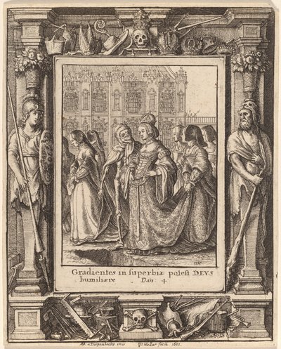 Imperatrice da Wenceslaus Hollar after Hans Holbein the Younger after Abraham van Diepenbeeck