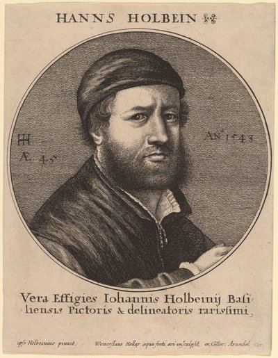 Hans Holbein il Giovane da Wenceslaus Hollar after Hans Holbein the Younger