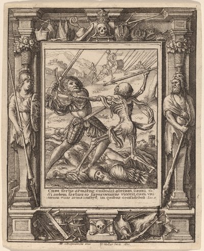Cavaliere da Wenceslaus Hollar after Hans Holbein the Younger after Abraham van Diepenbeeck
