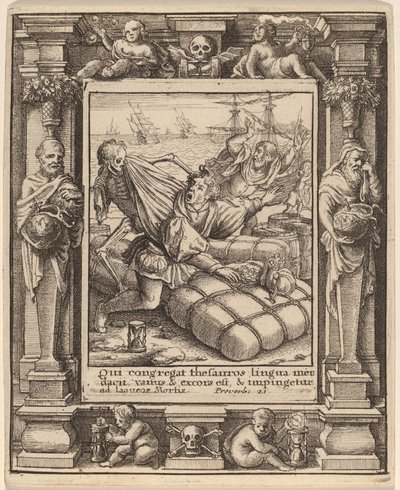 Mercante da Wenceslaus Hollar after Hans Holbein the Younger after Abraham van Diepenbeeck