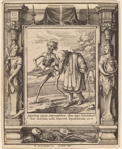 Vecchio da Wenceslaus Hollar after Hans Holbein the Younger after Abraham van Diepenbeeck