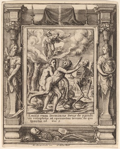 Paradiso perduto da Wenceslaus Hollar after Hans Holbein the Younger after Abraham van Diepenbeeck