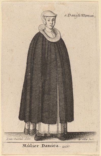 Donna danese da Wenceslaus Hollar after Hendrik J. van Craenhals