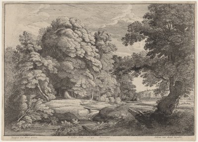 Il Ponte sulla Cascata da Wenceslaus Hollar after Jacques d