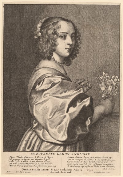 Margaret Lemon da Wenceslaus Hollar after Sir Anthony van Dyck
