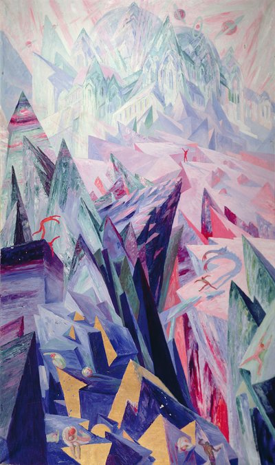 La via del genio, 1918 da Wenzel Hablik