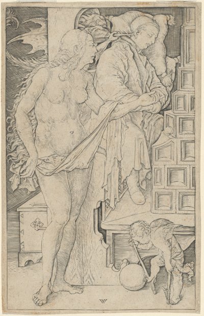 Il sogno del dottore da Wenzel von Olmutz, after Albrecht Dürer