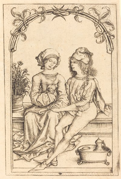 Gli Amanti da Wenzel von Olmutz after Master of the Housebook