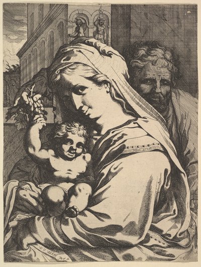 Sacra Famiglia (1612) da Werner Jacobsz. van den Valckert