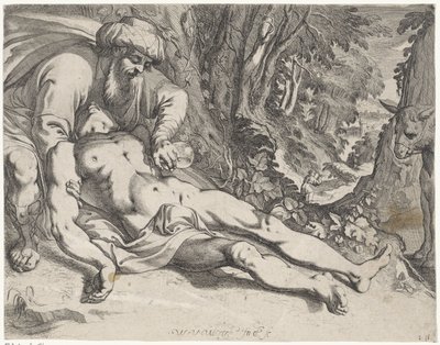 Il buon samaritano da Werner van den Valckert