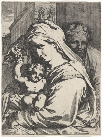 Sacra Famiglia da Werner van den Valckert