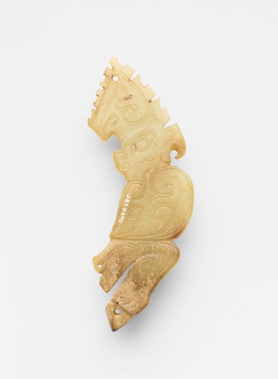 Pinnacolo a forma di uccello, c.1300-c.1050 a.C. da Western Zhou Dynasty Chinese School