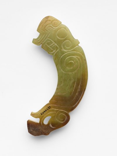 Pendente (pei) a forma di uccello da Western Zhou Dynasty Chinese School
