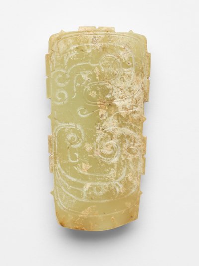 Pendente (pei) a forma di drago da Western Zhou Dynasty Chinese School