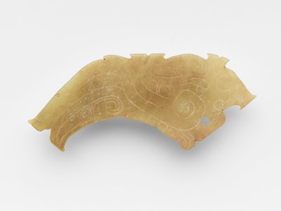 Pendente a forma di uccello, uno di una coppia, c.1050-c.950 a.C. da Western Zhou Dynasty Chinese School
