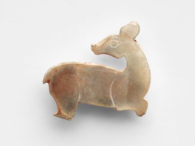 Pendente a forma di cervo, c.1050-c.850 a.C. da Western Zhou Dynasty Chinese School