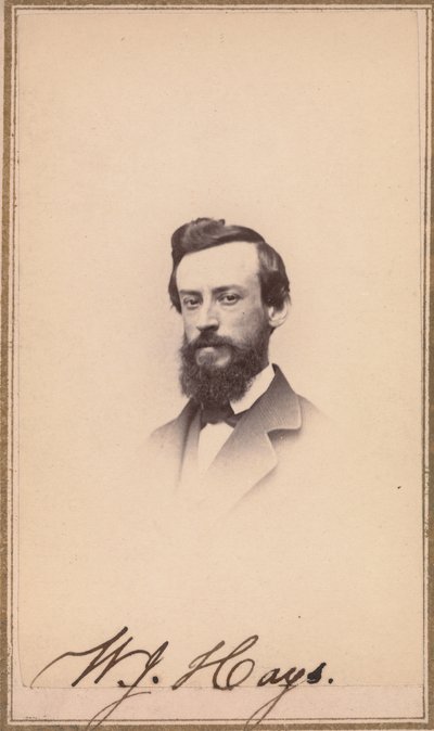 William Jacob Hays, Sr., anni 1860 da Whitney and Paradise