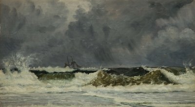 Tempo burrascoso - La costa dello Jutland da Whitworth Wallis