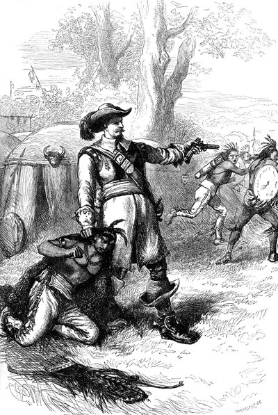 Il colonnello Atherton e gli indiani da Whymper