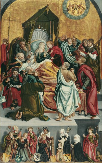 Morte della Vergine con il donatore Alexius Funck e la sua famiglia da Wiener Neustädter Maler