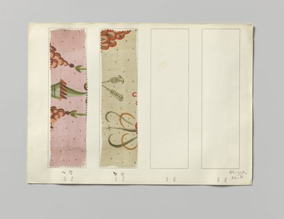 Campione di seta stampata, disegno Chi-ki da Wiener Werkstätte