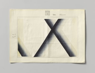 Seta stampata, disegno Diana da Wiener Werkstätte