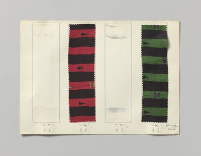 Campione di seta stampata, disegno Sevilla da Wiener Werkstätte