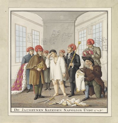 Napoleone spogliato dai Giacobini, 1815 da Wijnand Esser
