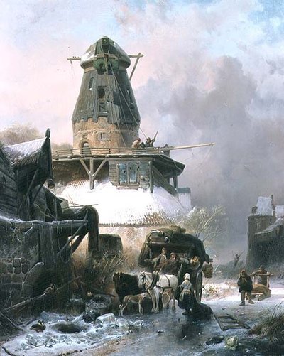 Il vecchio mulino da Wijnand Joseph Nuyen