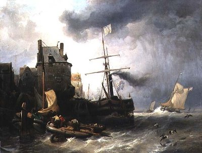 La tempesta a Dunkerque da Wijnand Joseph Nuyen