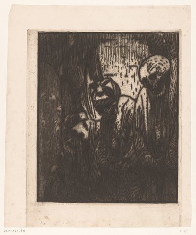 Catacomba, Palermo da Wijnand Otto Jan Nieuwenkamp (signed by artist)