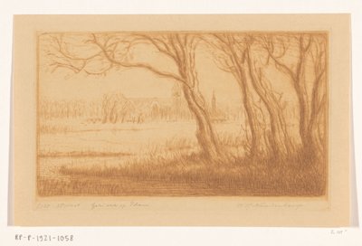 Vista di Edam da Wijnand Otto Jan Nieuwenkamp (signed by artist)