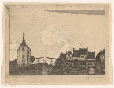 Porto di Enkhuizen da Wijnand Otto Jan Nieuwenkamp (signed by artist)