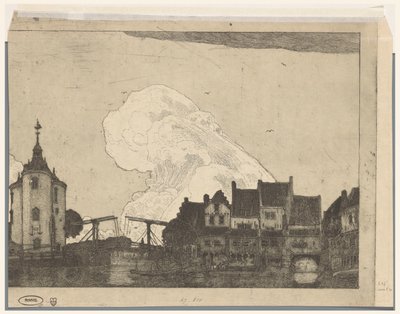 Porto a Enkhuizen da Wijnand Otto Jan Nieuwenkamp (signed by artist)