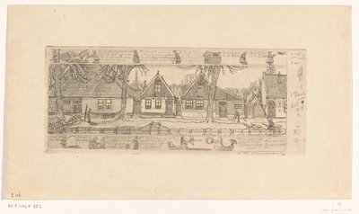 Il villaggio dei contadini, Edam da Wijnand Otto Jan Nieuwenkamp (signed by artist)