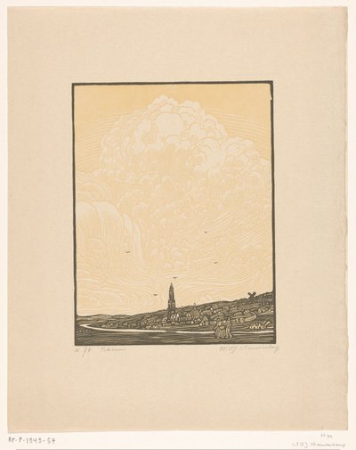 Rhenen da Wijnand Otto Jan Nieuwenkamp (signed by artist)