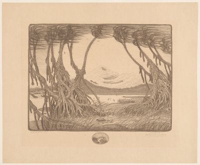 Vento marino, costa sud di Giava da Wijnand Otto Jan Nieuwenkamp (signed by artist)