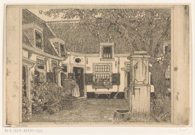 Hofje van Loo a Haarlem da Wijnand Otto Jan Nieuwenkamp