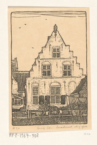 Casa degli anziani a Zandvoort da Wijnand Otto Jan Nieuwenkamp
