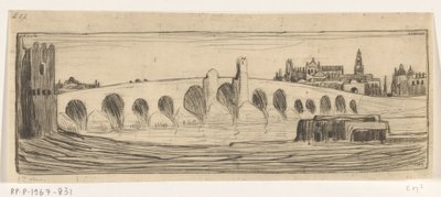 Ponte romano sul Guadalquivir a Cordova da Wijnand Otto Jan Nieuwenkamp