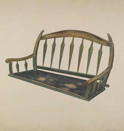 Sedile del Carro della Prateria da Wilbur M Rice