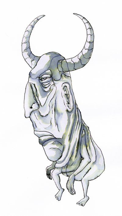Creatura fantastica con le corna da Wildemar Doomgriever