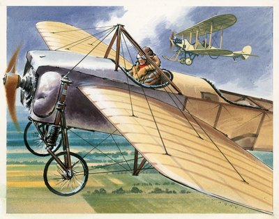 Monoplano Bleriot XI da Wilf (20th century) Hardy