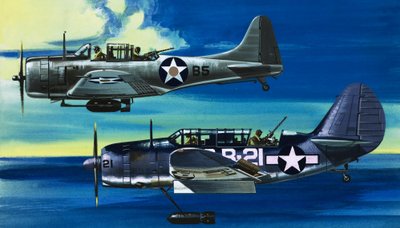 Into the Blue: Aerei da guerra americani (1941-45) da Wilf (20th century) Hardy