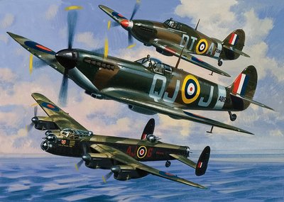 Spitfire (gouache su carta) da Wilf (20th century) Hardy