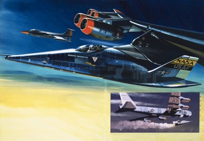 La navetta Martin Marietta X-24B da Wilf (20th century) Hardy