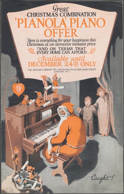 Pianole della Aeolian Company, 1920s da Wilfred Fryer