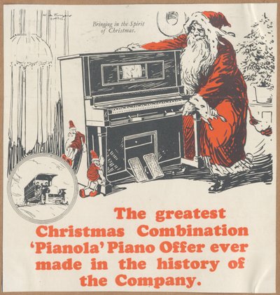 Pianole della Aeolian Company, anni 1920 da Wilfred Fryer
