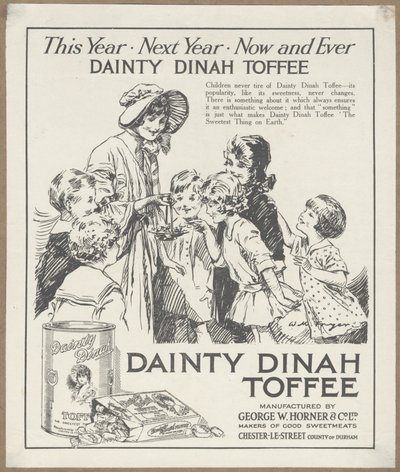Dainty Dinah Toffee, c. 1920 da Wilfred Fryer