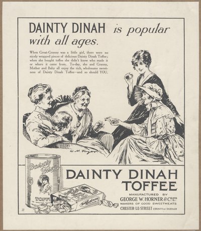 Dainty Dinah Toffee, c. 1920 da Wilfred Fryer